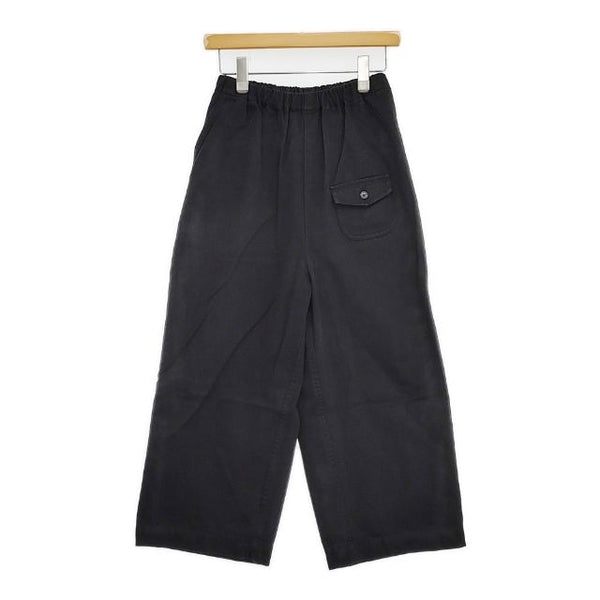 ゴーシュ カツラギワイドパンツ G204-P031 コットン パンツ ブラック レディース ゴーシュ【中古】5-1022G∞