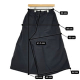Gramicci ナイロンフレアパンツ G2SW-SK034 ワイド パンツ ブラック レディース グラミチ【中古】5-0804M∞