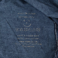 45R/45rpm ワイド サイドスリット 長袖Ｔシャツ カットソー ロンＴ ネイビー レディース フォーティーファイブアールピーエム【中古】5-0708M♪