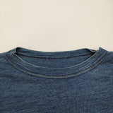 45R/45rpm ワイド サイドスリット 長袖Ｔシャツ カットソー ロンＴ ネイビー レディース フォーティーファイブアールピーエム【中古】5-0708M♪