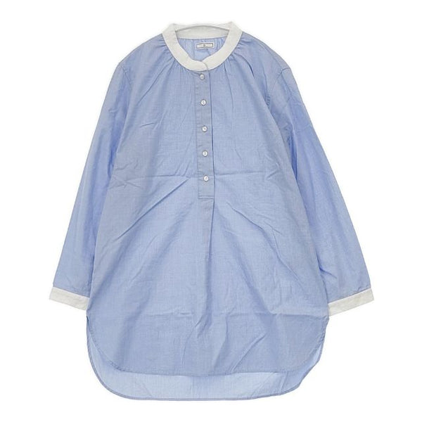 CLASKA D チュニック プルオーバー ブラウス シャツ ブルー レディース クラスカ【中古】5-0804M∞