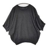 gomme ラグランモダンビッグＴシャツ 定価18700円 カットソー 23SS チャコールグレー レディース ゴム【中古】5-0708S♪