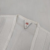 45R/45rpm コットン ピンタック カシュクール ブラウス シャツ ホワイト レディース フォーティーファイブアールピーエム【中古】5-1016M∞