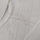 45R/45rpm コットン ピンタック カシュクール ブラウス シャツ ホワイト レディース フォーティーファイブアールピーエム【中古】5-1016M∞