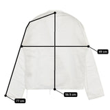 45R/45rpm コットン ピンタック カシュクール ブラウス シャツ ホワイト レディース フォーティーファイブアールピーエム【中古】5-1016M∞