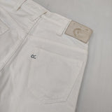 45R/45rpm ライ麦デニムのクロスビー5（ホワイト） 定価25300円 デニムパンツ ホワイト レディース フォーティーファイブアールピーエム【中古】5-1016G∞