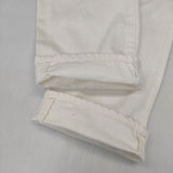 45R/45rpm ライ麦デニムのクロスビー5（ホワイト） 定価25300円 デニムパンツ ホワイト レディース フォーティーファイブアールピーエム【中古】5-1016G∞