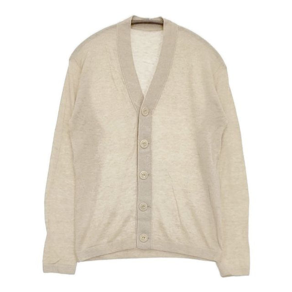 45R/45rpm 超ガーゼの908オーシャンホールカーディガン 定価25300円 コットン カーディガン ベージュ レディース フォーティーファイブアールピーエム【中古】5-1016M∞