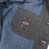 45R/45rpm リネンのジャケット WOMEN(インディゴ） 定価73700円 ジャケット ネイビー レディース フォーティーファイブアールピーエム【中古】5-1016M∞