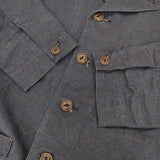 45R/45rpm リネンのジャケット WOMEN(インディゴ） 定価73700円 ジャケット ネイビー レディース フォーティーファイブアールピーエム【中古】5-1016M∞