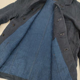 45R/45rpm リネンのジャケット WOMEN(インディゴ） 定価73700円 ジャケット ネイビー レディース フォーティーファイブアールピーエム【中古】5-1016M∞