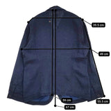 45R/45rpm リネンのジャケット WOMEN(インディゴ） 定価73700円 ジャケット ネイビー レディース フォーティーファイブアールピーエム【中古】5-1016M∞