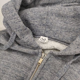 45R/45rpm 裏毛の908フーディ 定価38500円 パーカー ブルー レディース フォーティーファイブアールピーエム【中古】5-0818T∞