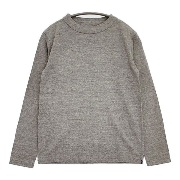 45R/45rpm 度詰天竺の90845星Tシャツ（トップ） 定価12600円 長袖Ｔシャツ カットソー ロンＴ グレー レディース フォーティーファイブアールピーエム【中古】5-1016M∞