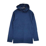 45R/45rpm 度詰天竺の908フーディ（インディゴ 濃） 定価17600円 カットソー パーカー ネイビー レディース フォーティーファイブアールピーエム【中古】5-1016M∞