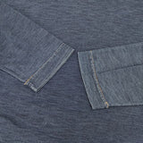 45R/45rpm 度詰天竺の908フーディ（インディゴ 濃） 定価17600円 カットソー パーカー ネイビー レディース フォーティーファイブアールピーエム【中古】5-1016M∞