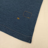 45R/45rpm 度詰天竺の908フーディ（インディゴ 濃） 定価17600円 カットソー パーカー ネイビー レディース フォーティーファイブアールピーエム【中古】5-1016M∞