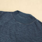 45R/45rpm 度詰天竺の908ヨックネックTシャツ（インディゴ 重） 定価20900円 カットソー ネイビー レディース フォーティーファイブアールピーエム【中古】5-1016M∞