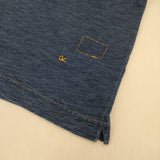 45R/45rpm 度詰天竺の908ヨックネックTシャツ（インディゴ 重） 定価20900円 カットソー ネイビー レディース フォーティーファイブアールピーエム【中古】5-1016M∞