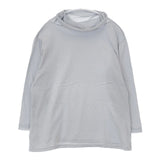 Plantation コットンチュール七分袖Tシャツ 定価17600円 Ｔシャツ カットソー 24SS ライトブルー レディース プランテーション【中古】5-0804M∞