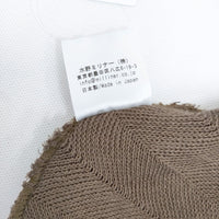 水野ミリナー コットン100% 日本製 帽子 ニットキャップ ブラウン レディース【中古】5-0809M◎