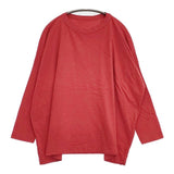 45R/45rpm ジンバブエコットンワイドTシャツ カットソー レッド レディース フォーティーファイブアールピーエム【中古】5-1201M∞