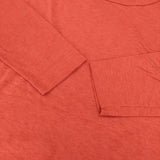 45R/45rpm ジンバブエコットンワイドTシャツ カットソー レッド レディース フォーティーファイブアールピーエム【中古】5-1201M∞