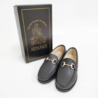ARTESANOS 600G ビットローファー サイズ36 NEGRO ローファー ブラック レディース アルテサノス【中古】5-0628G♪