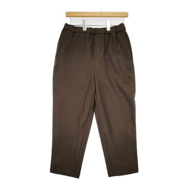 maison de SOIL 日本製 ウール混 イージー パンツ ブラウン レディース メゾンドソイル【中古】5-0818T∞