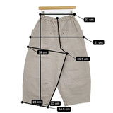 Cotton House Aya Castle Combe garden カッスルクームガーデン コットン 総柄 パンツ グレー レディース コットンハウスアヤ【中古】5-1022G∞