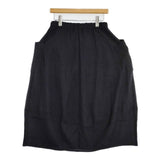 ayanasu アヤナス mark and plus コットンリネン ロングスカート ブラック レディース【中古】5-1022M∞