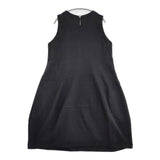 PICK UP コットンハウスアヤ 製品洗い コットン ノースリーブ ワンピース ブラック レディース ピックアップ【中古】5-1022M∞