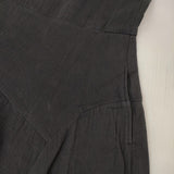 PICK UP コットンハウスアヤ 製品洗い コットン ノースリーブ ワンピース ブラック レディース ピックアップ【中古】5-1022M∞