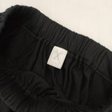 PUPULA 114243F コットン ウエストゴム ロングスカート ブラック レディース ププラ【中古】5-1022M∞