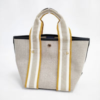 A.D.M.J. Accesoires De Mademoiselle デイリートート トートバッグ ベージュ レディース エーディーエムジェーアクセソワドゥマドモワゼル【中古】5-0918G∞