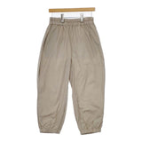 pas a pas 後染め加工 イージーパンツ Z132027 コットン パンツ ベージュ レディース パスアパス【中古】5-0804M∞