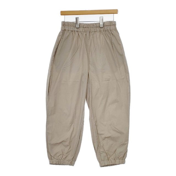 pas a pas 後染め加工 イージーパンツ Z132027 コットン パンツ ベージュ レディース パスアパス【中古】5-0804M∞