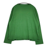 cinq symphonie リブ ニットソー カットソー グリーン レディース サンクサンフォニー【中古】5-1022M∞