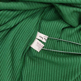 cinq symphonie リブ ニットソー カットソー グリーン レディース サンクサンフォニー【中古】5-1022M∞