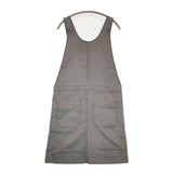 MHL. 595-156371 サロペットスカート コットンリネン ワンピース グレー レディース エムエイチエル【中古】5-1016M∞