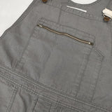 MHL. 595-156371 サロペットスカート コットンリネン ワンピース グレー レディース エムエイチエル【中古】5-1016M∞