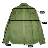 MHL. 595-153372 定価16800円 コットン 長袖シャツ グリーン レディース エムエイチエル【中古】5-1016M∞