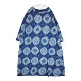 45R/45rpm インディゴ天竺のアロハワンピース ドレス 定価64900円 ワンピース ブルー レディース フォーティーファイブアールピーエム【中古】5-1214M∞