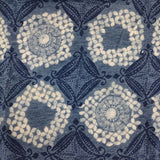 45R/45rpm インディゴ天竺のアロハワンピース ドレス 定価64900円 ワンピース ブルー レディース フォーティーファイブアールピーエム【中古】5-1214M∞