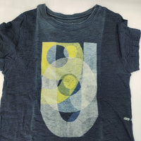 45R/45rpm サイズ2 半袖Ｔシャツ カットソー ネイビー イエロー レディース フォーティーファイブアールピーエム【中古】5-0708S♪