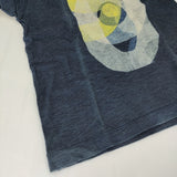 45R/45rpm サイズ2 半袖Ｔシャツ カットソー ネイビー イエロー レディース フォーティーファイブアールピーエム【中古】5-0708S♪