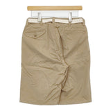 MASTER&CO. SHORT CHINO WITH BELT ベルト付き 定価16590円 XS ショートパンツ ショーツ ベージュ レディース マスターアンドコー【中古】5-0708S♪