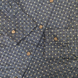 JOURNAL STANDARD レーヨン チェックドット柄 ブラウス シャツ ネイビー レディース ジャーナルスタンダード【中古】5-1016M∞