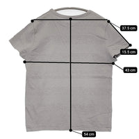 中川政七商店 ボーダー 半袖Ｔシャツ カットソー グレー レディース 中川政七商店【中古】5-0708S♪