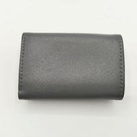 MARC JACOBS THE SNAPSHOT MINI TRIFOLD ウォレット 三つ折り財布 ブラック グレー レディース マークジェイコブス【中古】5-0813G∞